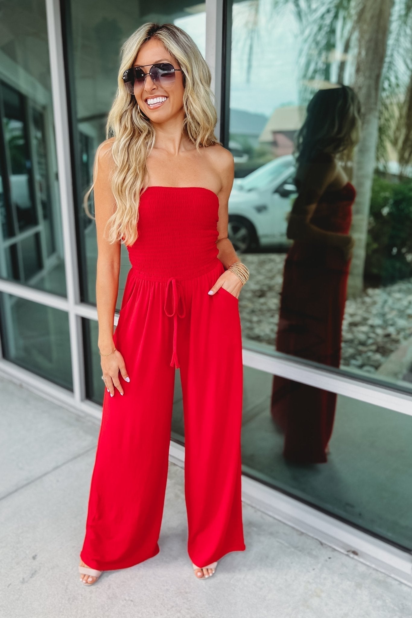 Jasmin™ | Trendy Off-Shoulder Jumpsuit