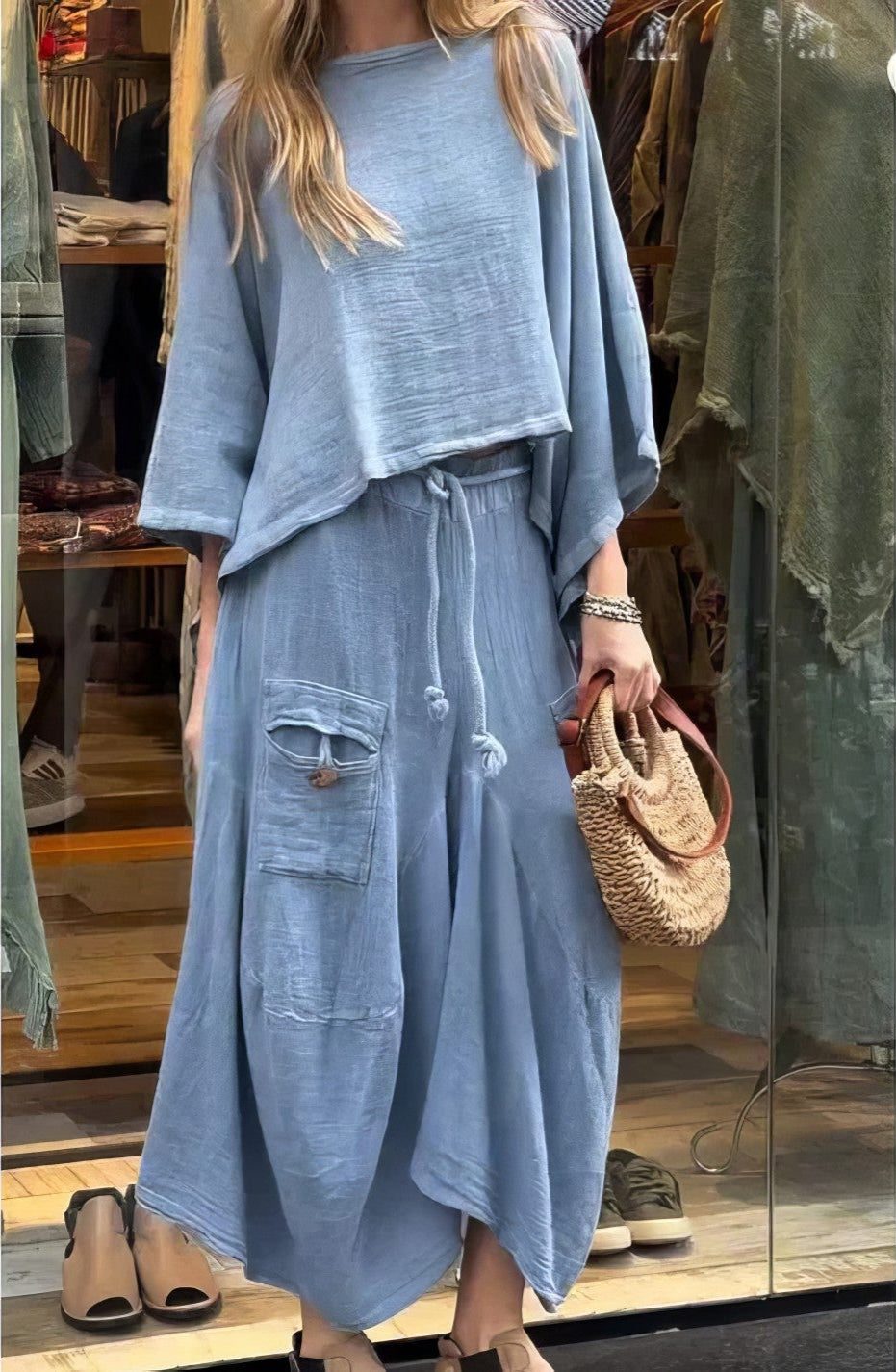 Maelis™ | Relaxed Linen Two-Piece Set